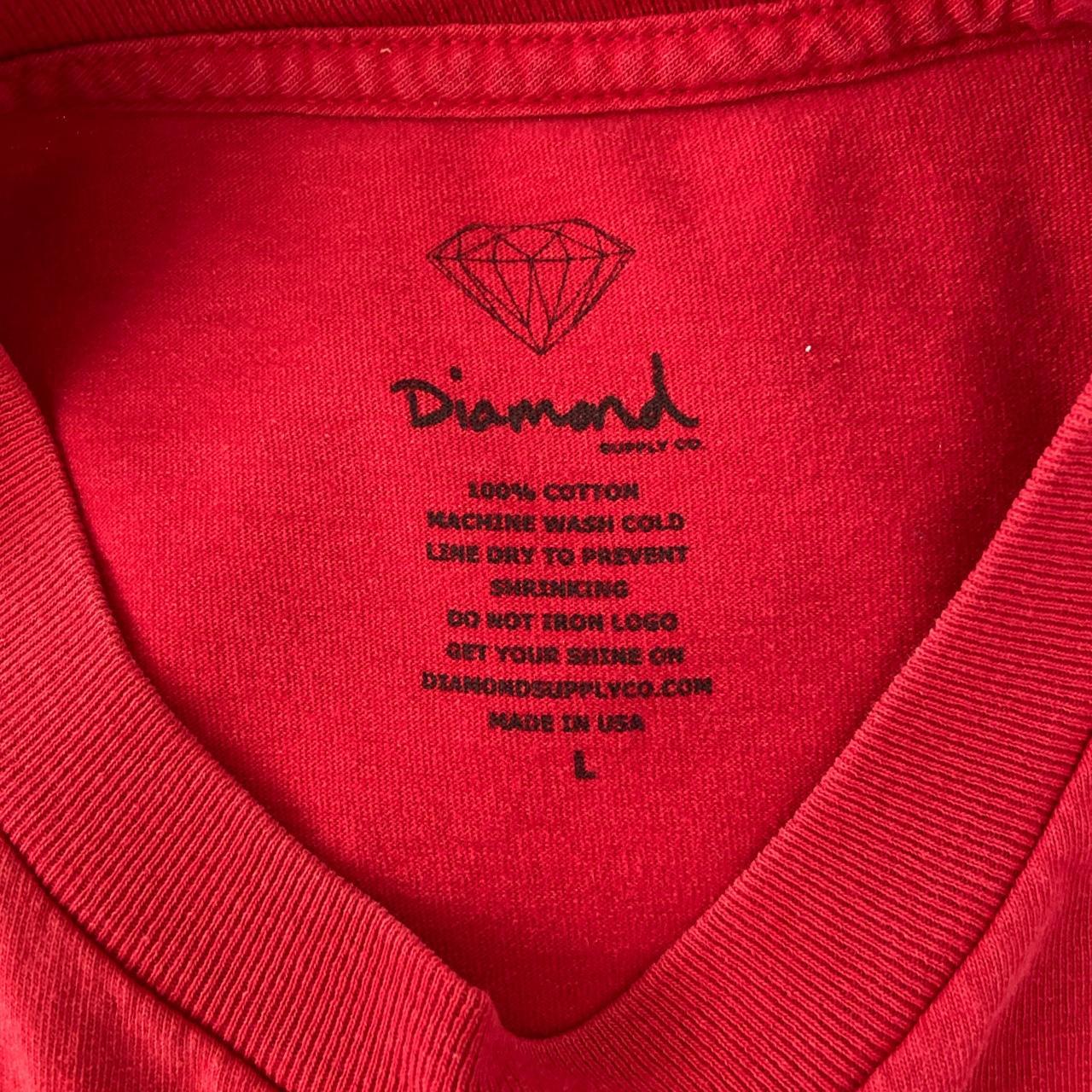 Diamond Supply Co. Men's Red T-shirt (3)