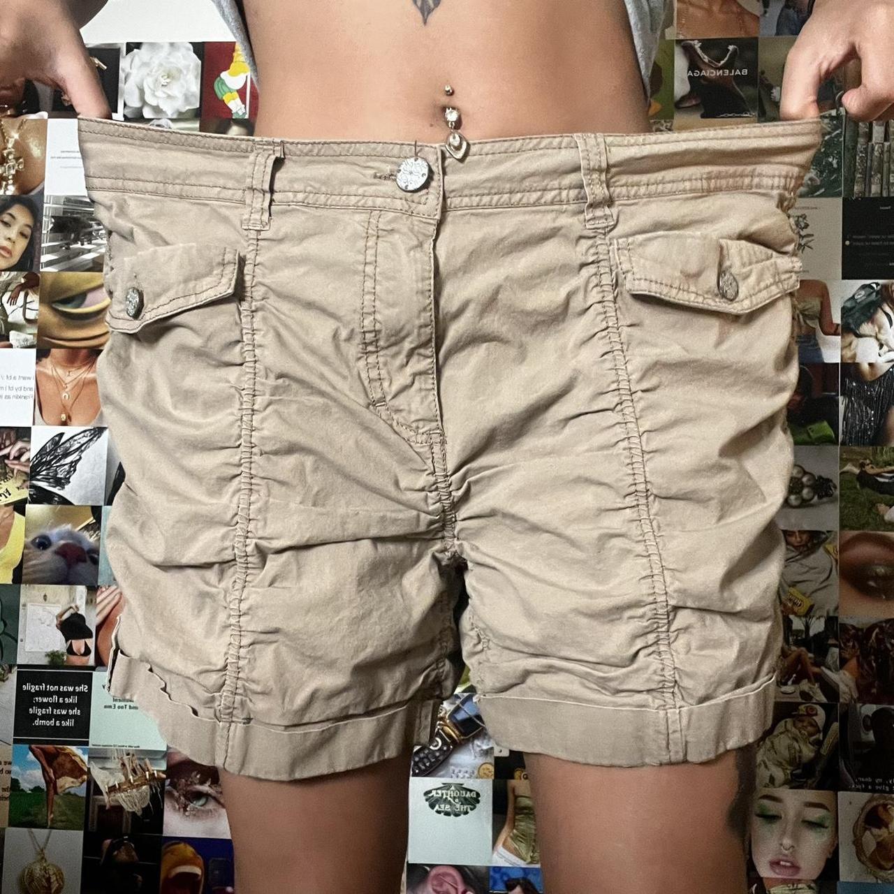 Faded Glory Womens Tan And Khaki Shorts Depop 6016