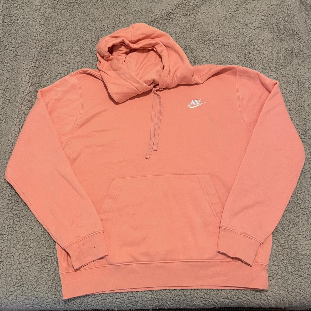 womens coral nike hoodie