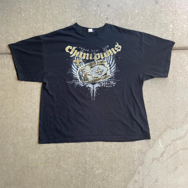 Reebok New Orleans Saints Super Bowl Tee Shirt Sz XL - Depop