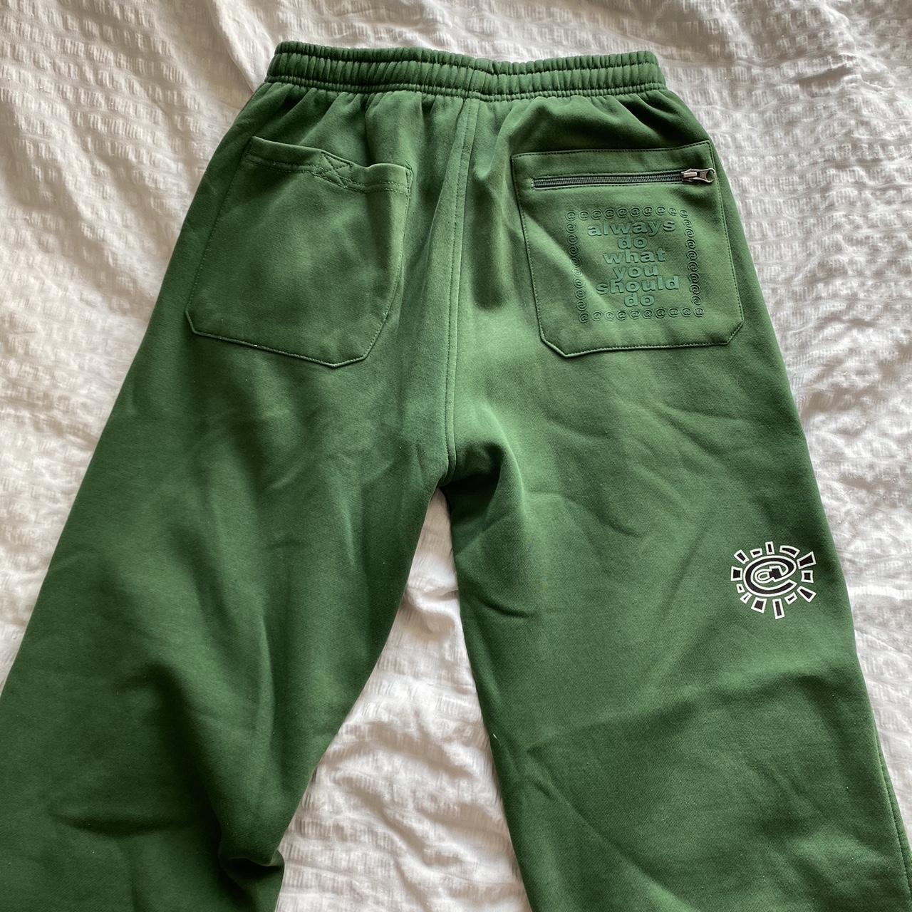 Always Do What You Should Do Men's Green Joggers-tracksuits | Depop