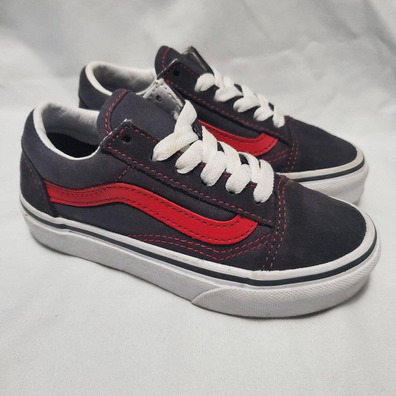 Vans old skool hot sale red white black