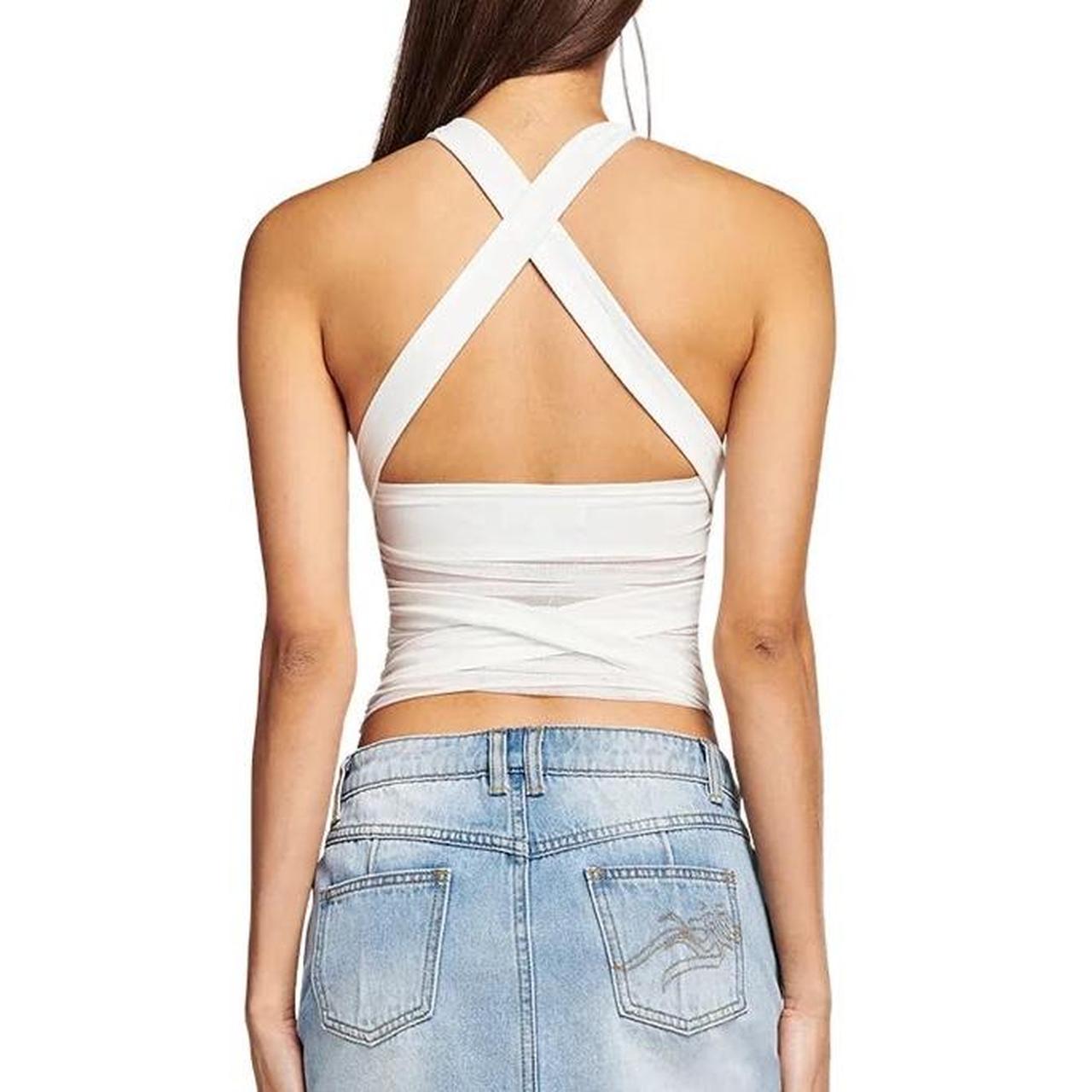 I AM GIA white top! So sexy and cute. Worn only | Depop