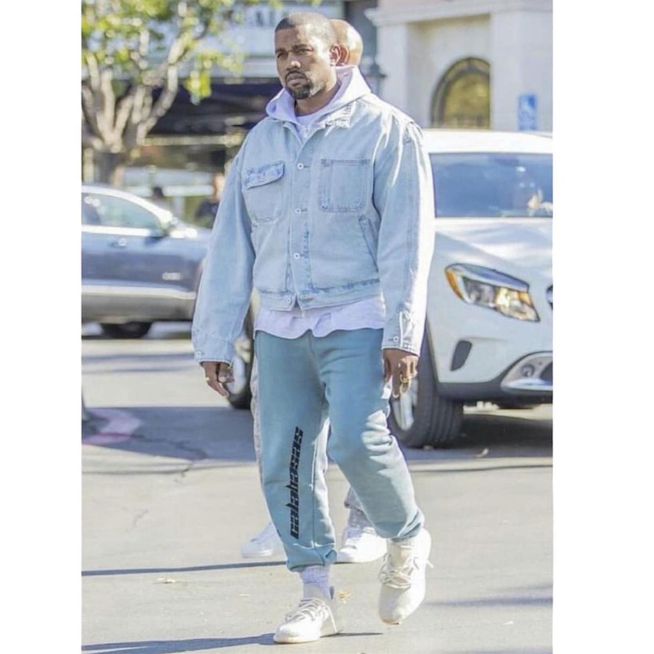 RARE YEEZY SEASON 5 WORK DENIM JACKET IN LIGHT | Depop RARE YEEZY SEASON 5 WORK DENIM JACKET IN LIGHT | Depop