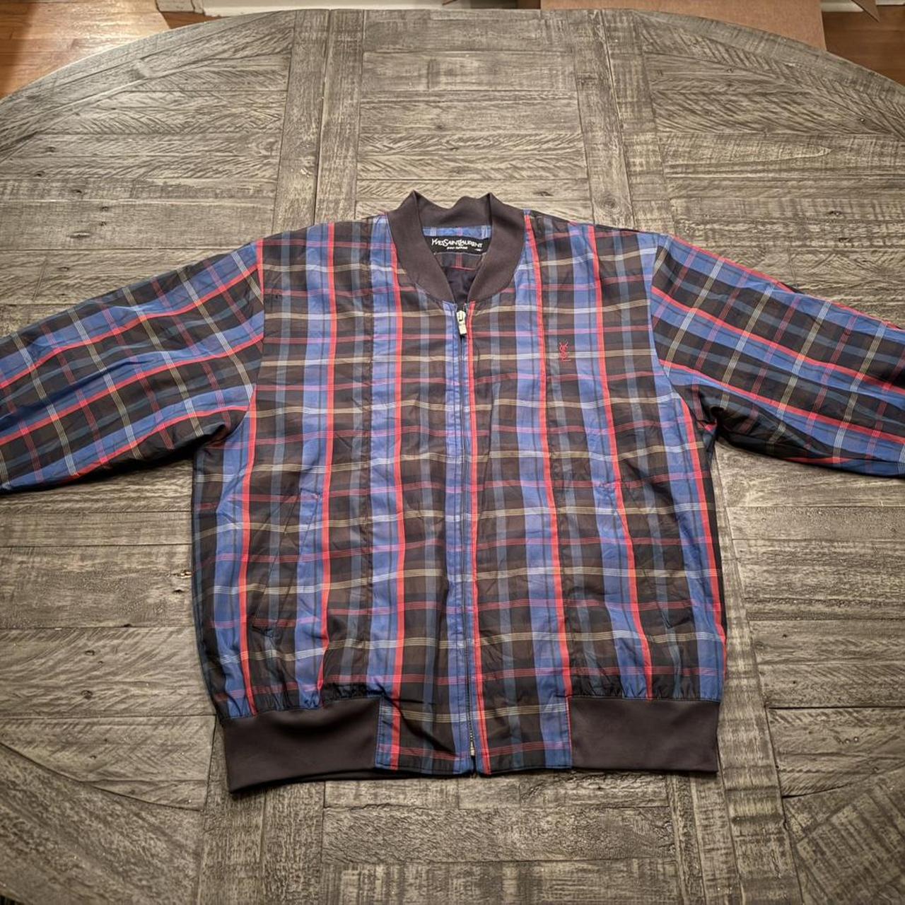 Yves Saint Laurent Men's Jacket - Multi/Blue - S … - image 1