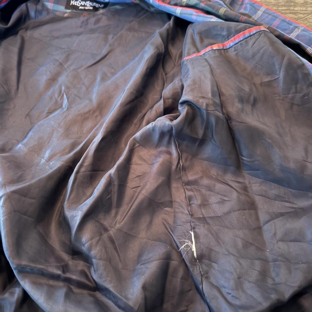 Yves Saint Laurent Men's Jacket - Multi/Blue - S … - image 5