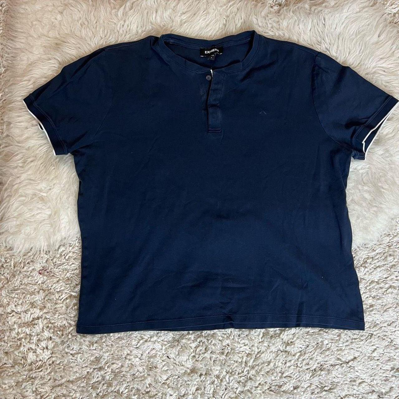 Preloved Men's T-Shirt - Blue - L