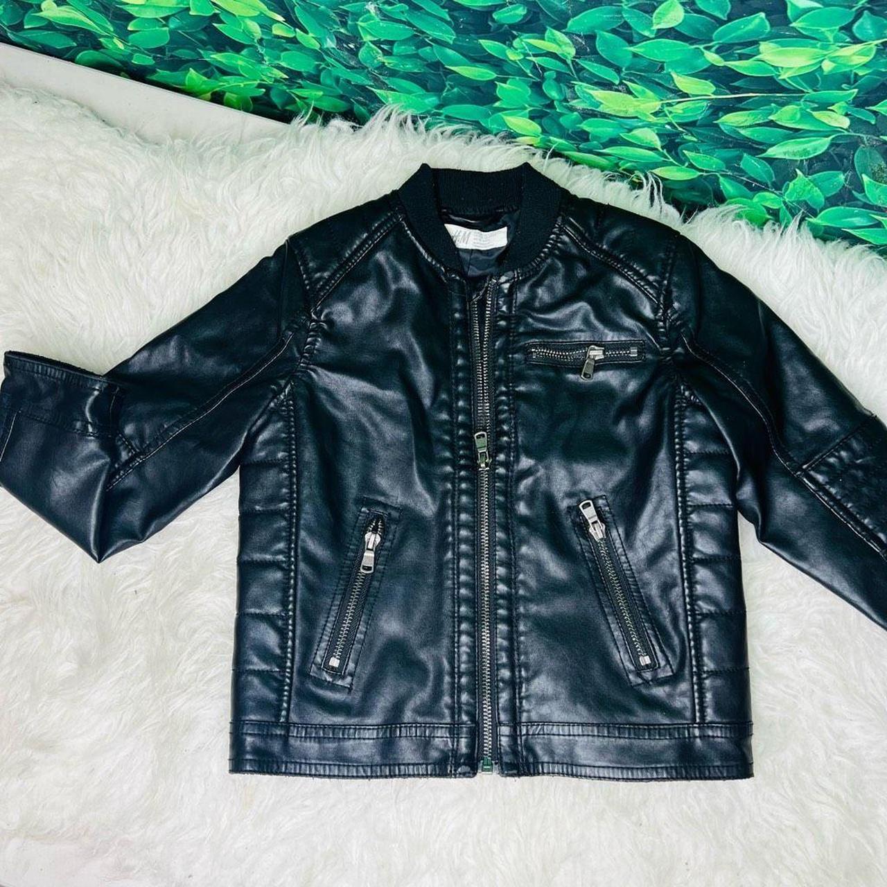 H&m boys hotsell leather jacket