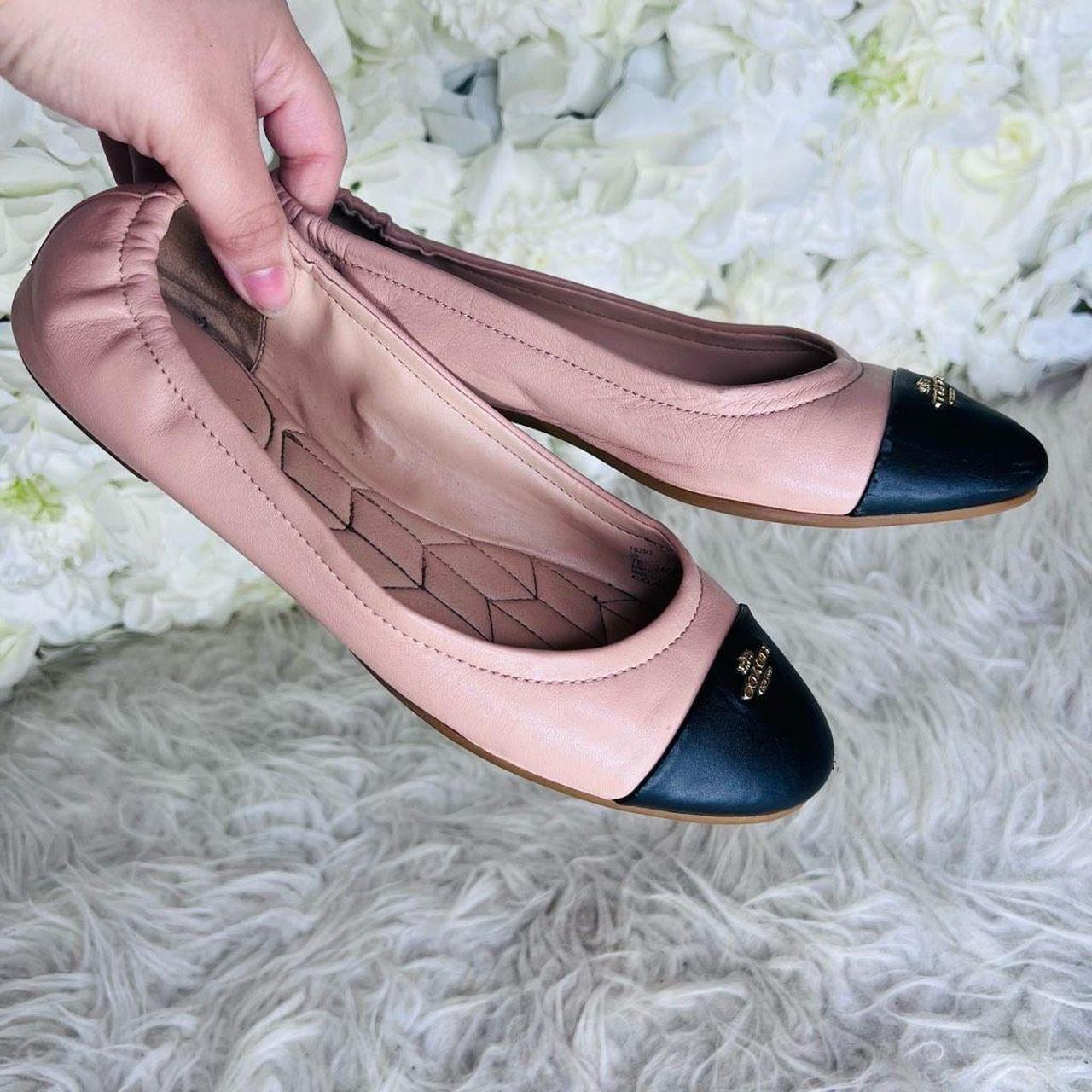 Coach hot sale nude flats