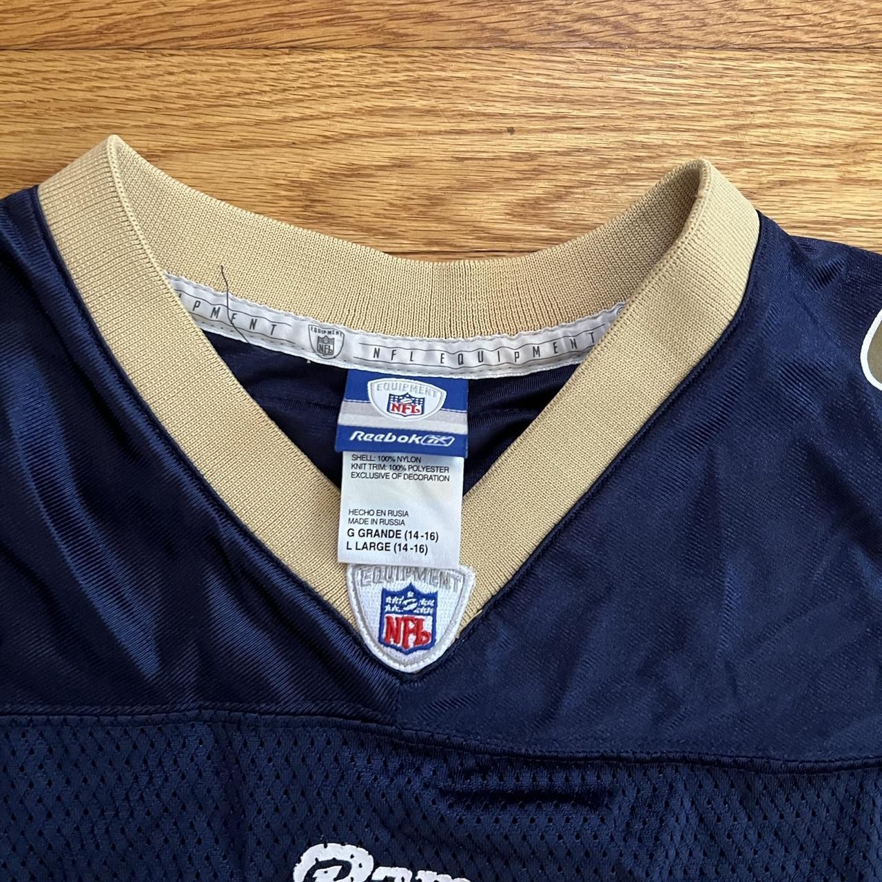 Mitchell & Ness Marshall Faulk Rams #28 Super Bowl  - Depop