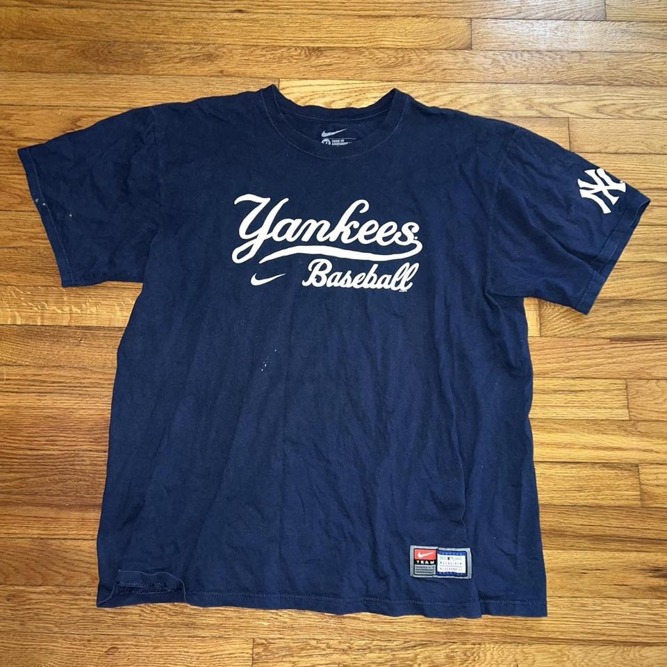 Nike Dri-Fit Cotton New York Yankees Baseball Tee - Depop