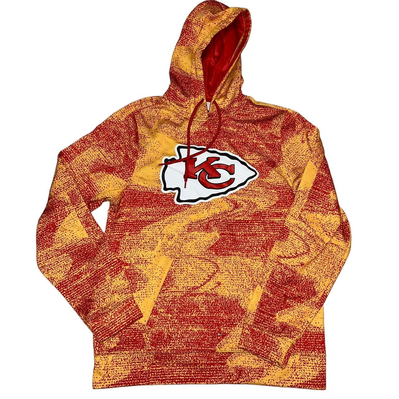 Kansas City Chiefs Camo Hoodie, Red/Gold