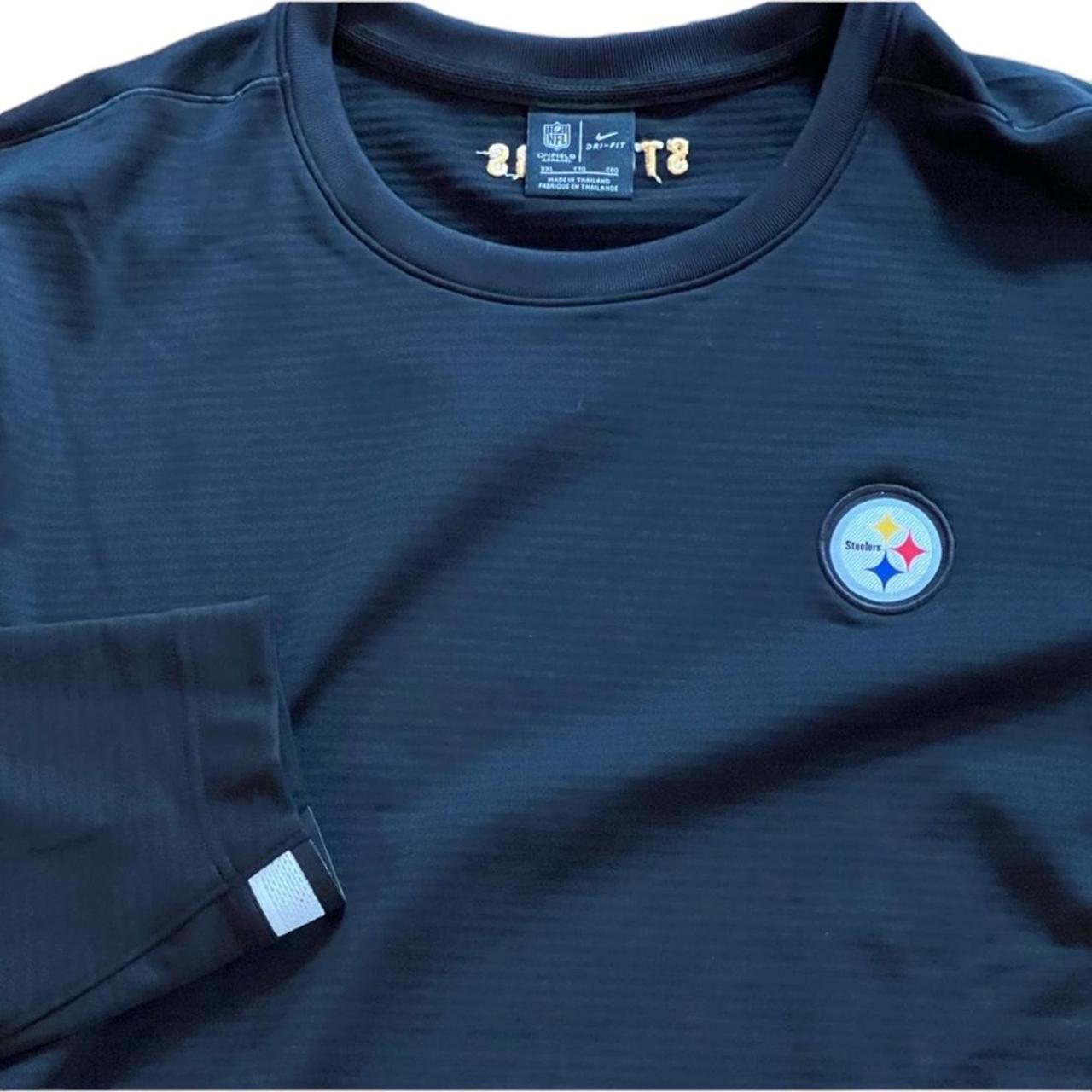 Nike Dri Fit Men's Pittsburgh Steelers Yellow Short Sleeve Shirt