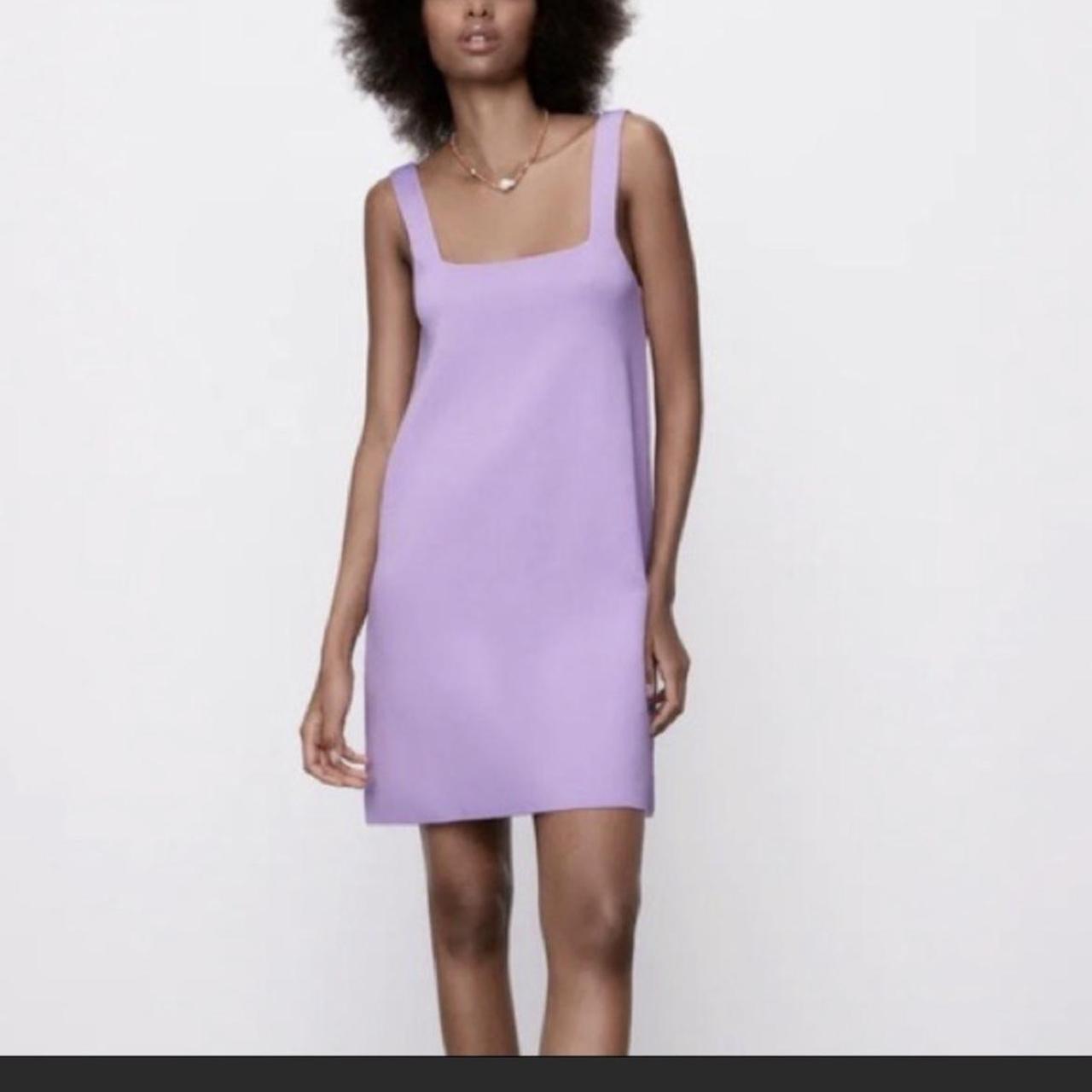 Zara Women's Purple Dress Depop