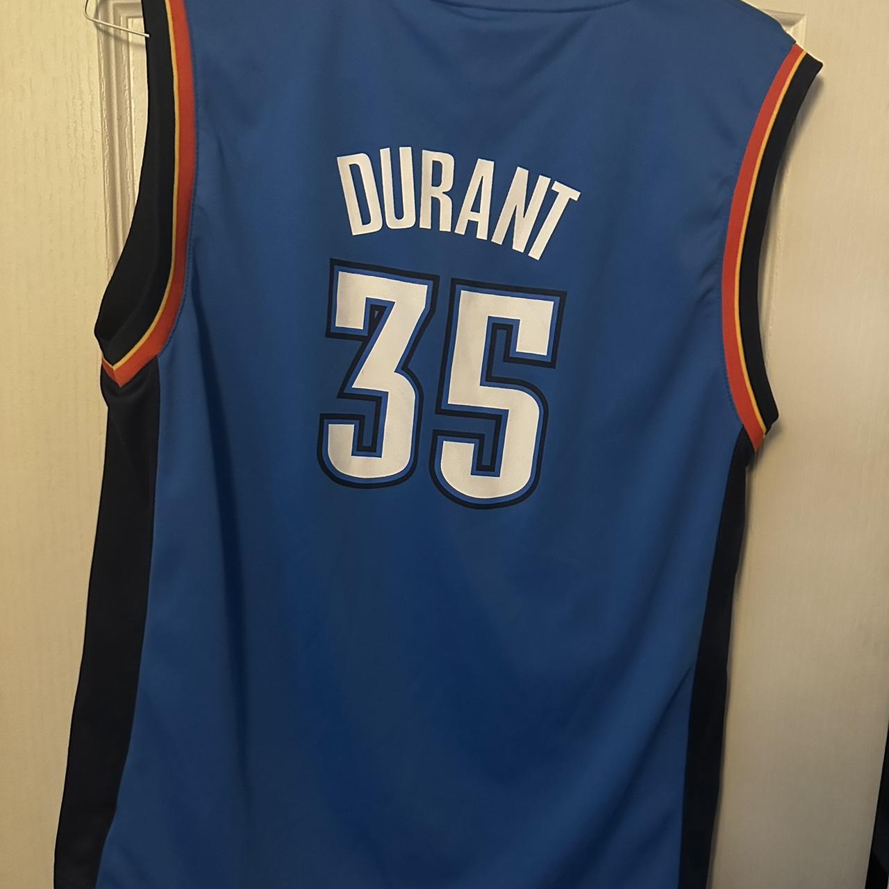 Kevin Durant jersey, OKC Thunder, Adidas Youth Large - Depop