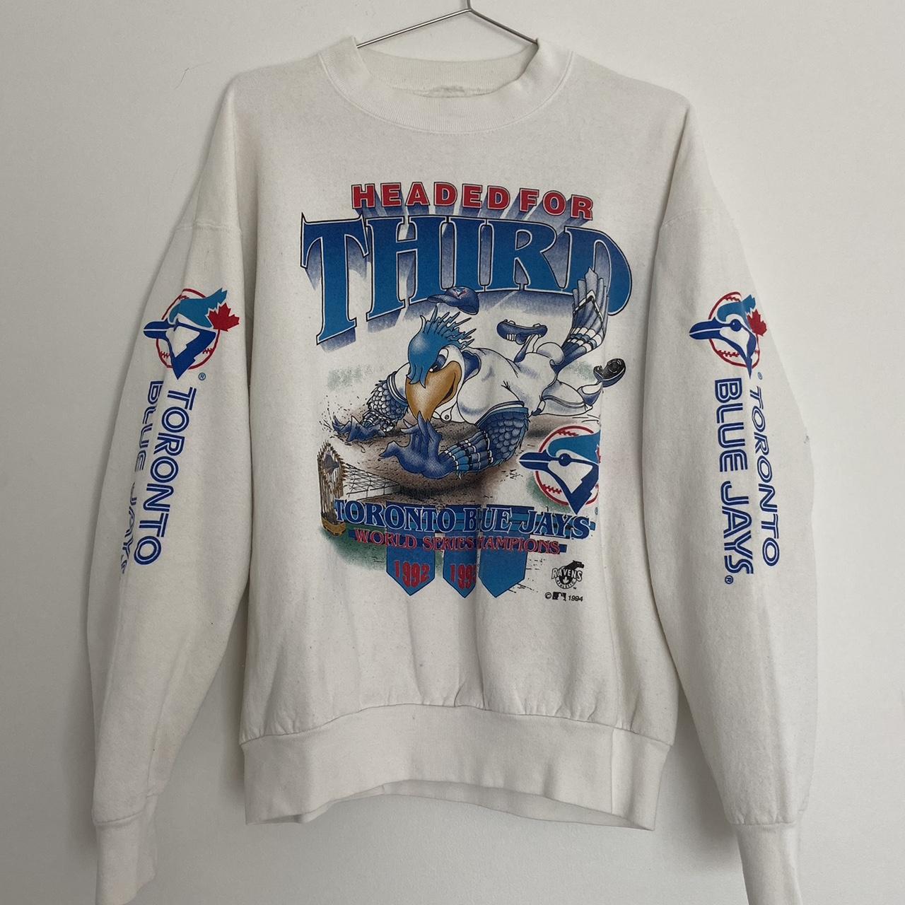 Toronto Blue Jays Vintage Sweatshirt 1994 Blue Jays Crew