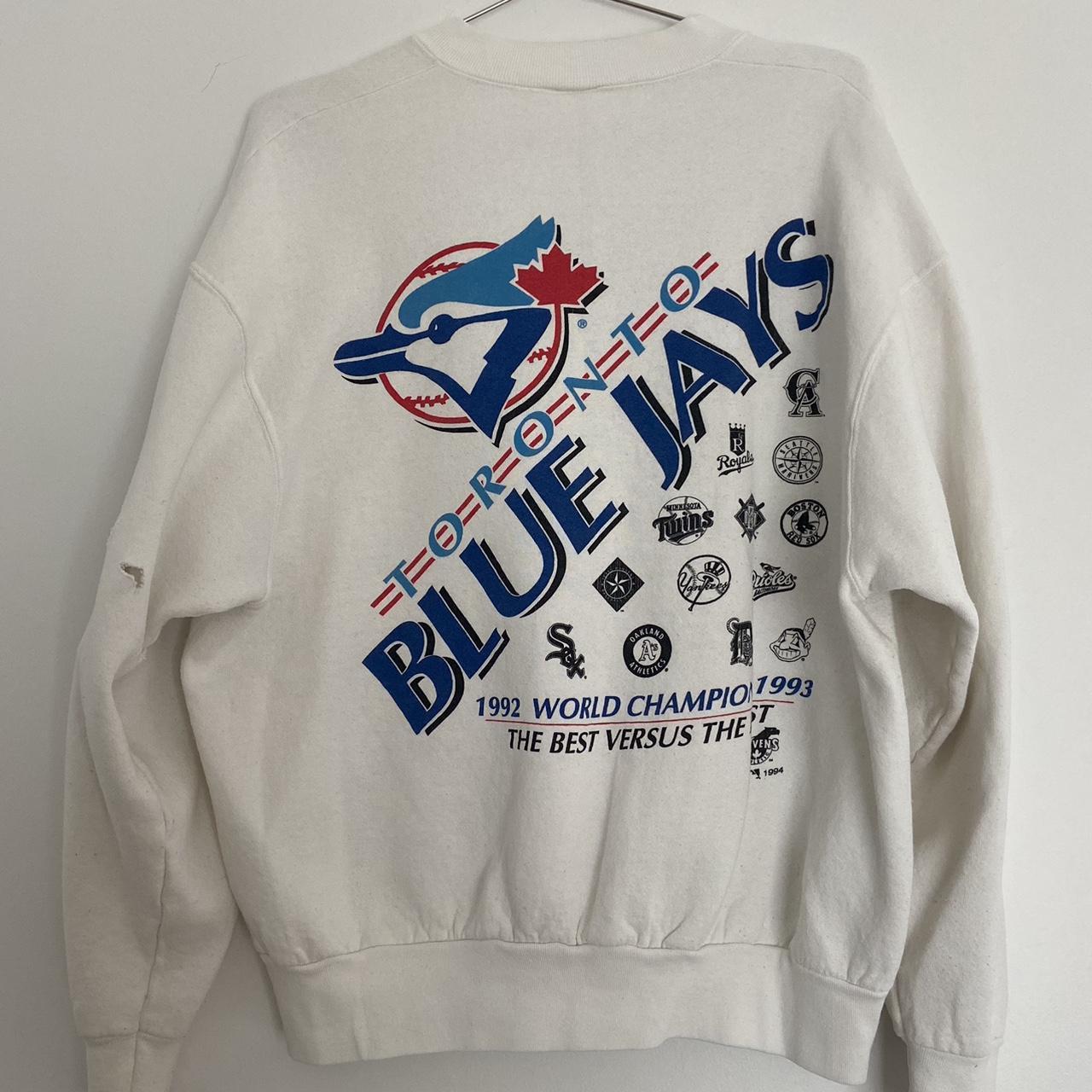 Toronto Blue Jays Vintage Sweatshirt 1994 Blue Jays Crew