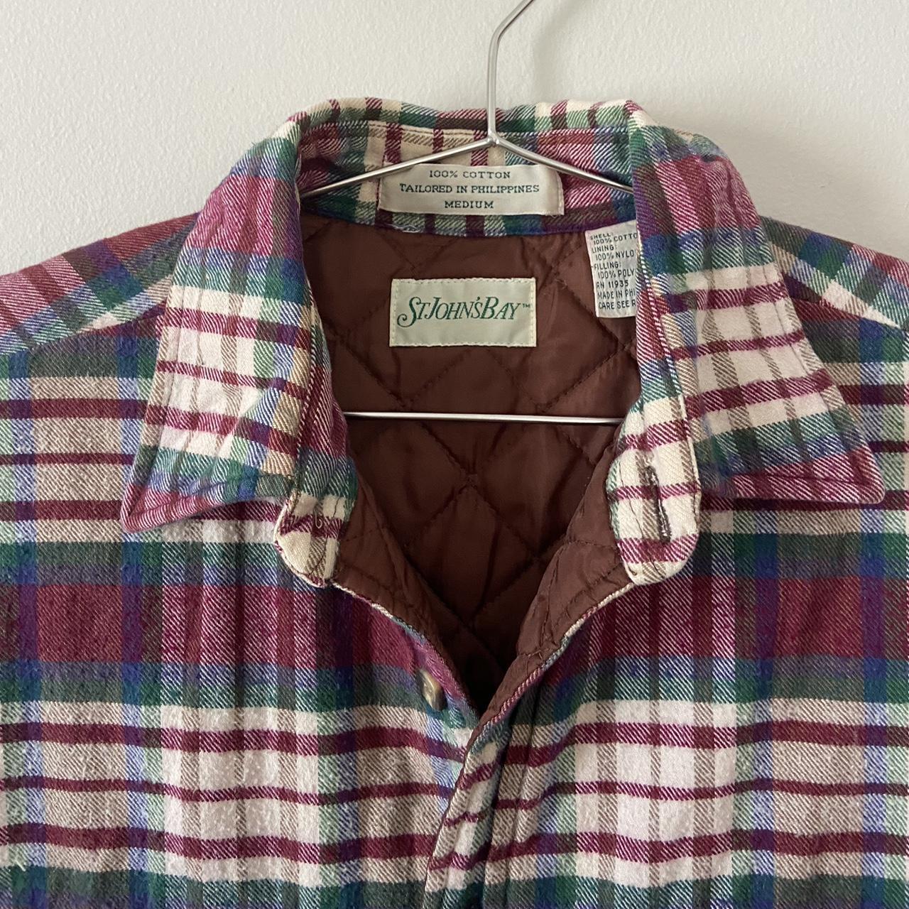 Medium lined flannel. 100% cotton. Vintage St.... - Depop