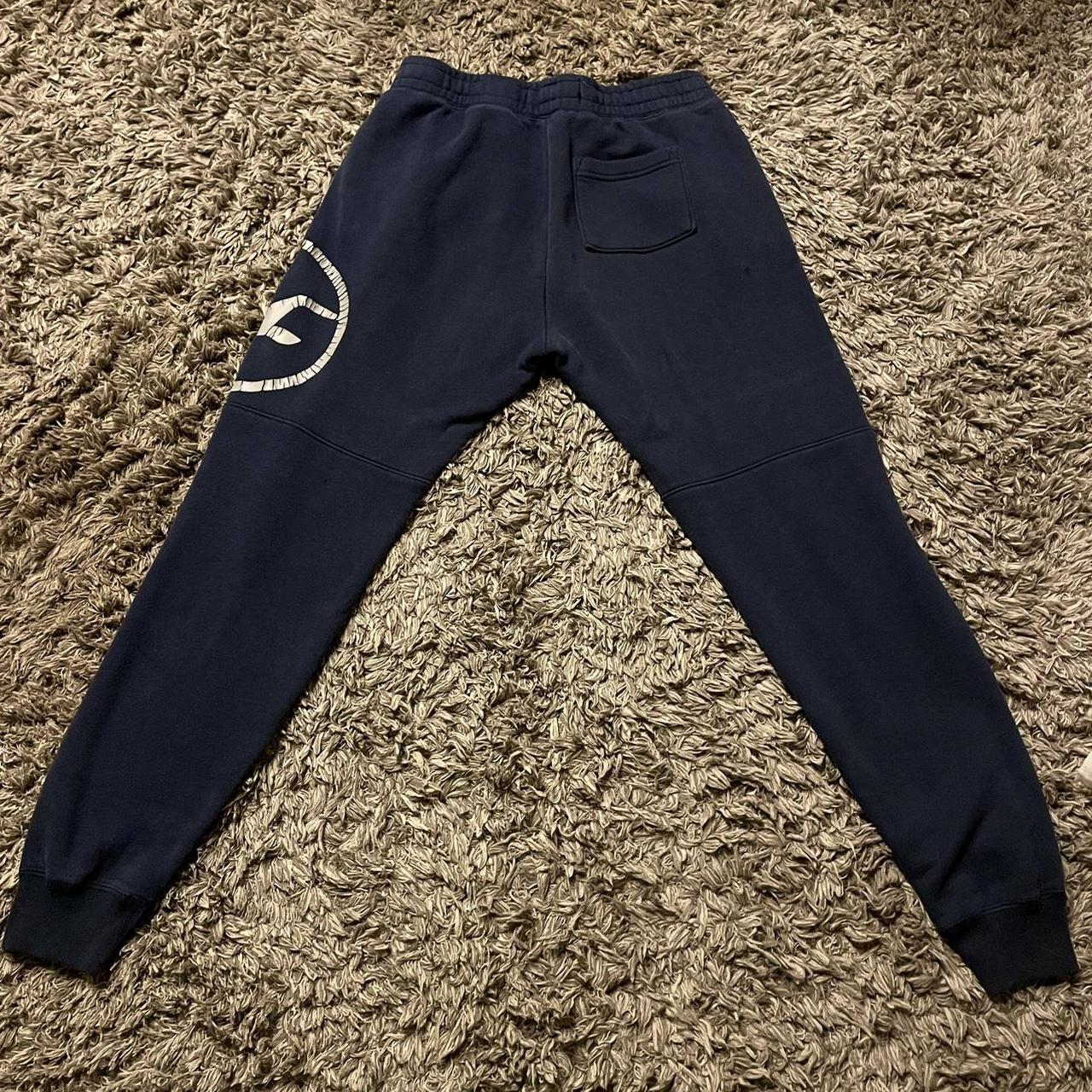 Hollister navy sweatpants Used. Excellent condition... - Depop
