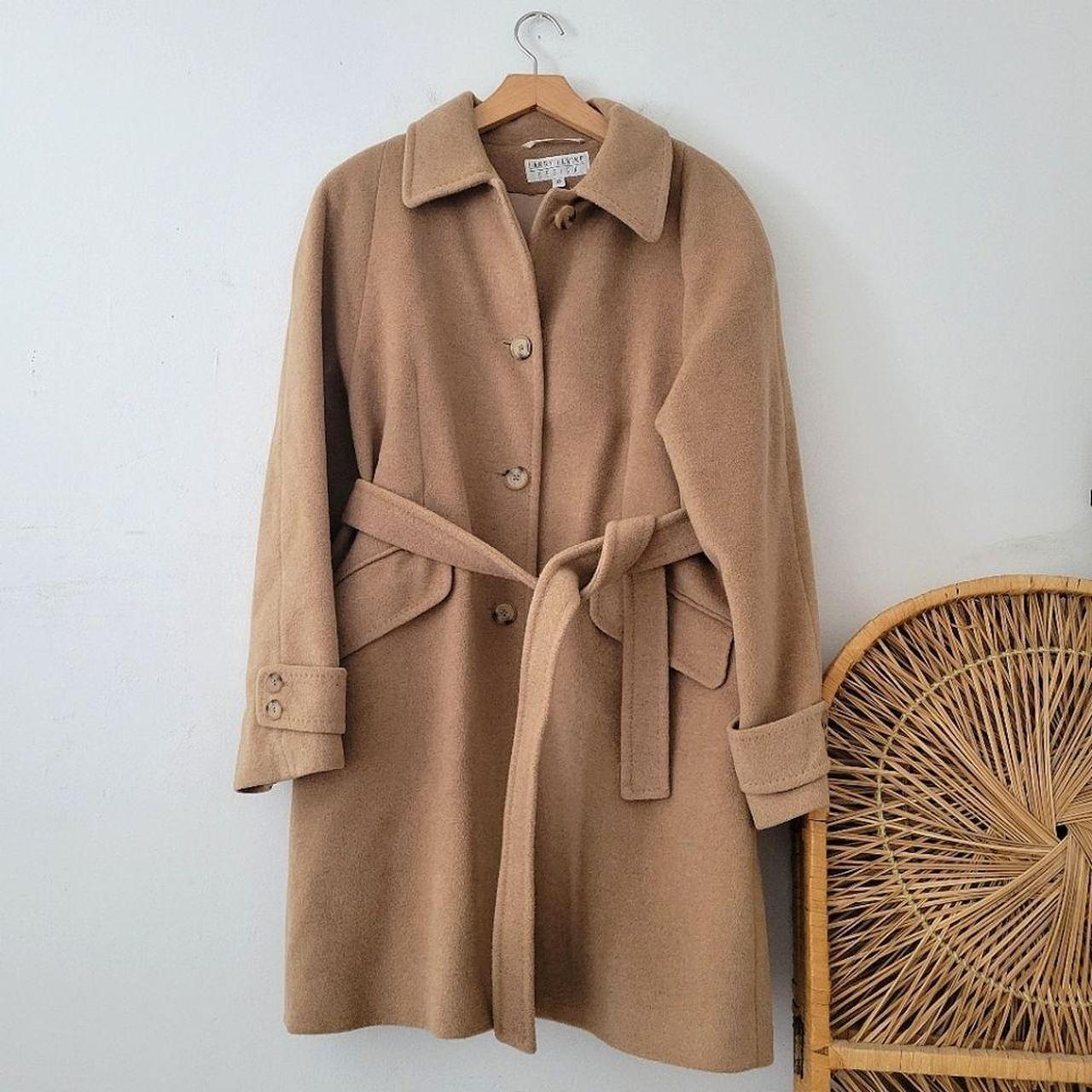 Larry Levine Brown Trench Coats