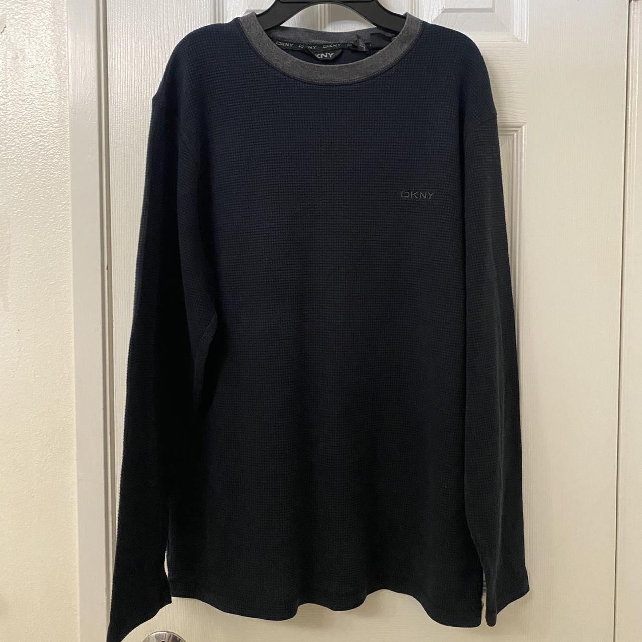 DKNY Men's Navy Jumper | Depop