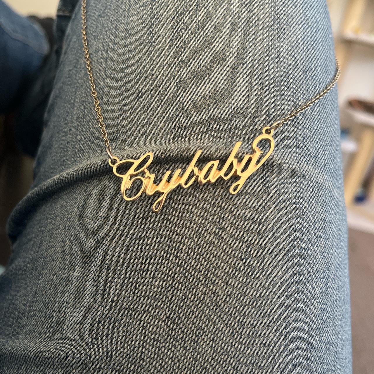 Crybaby Nameplate Necklace – Melanie Martinez