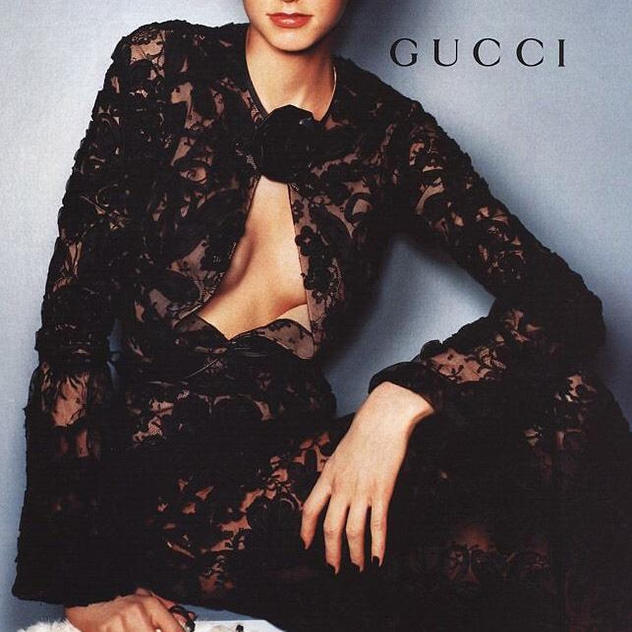 TOM FORD GUCCI SS96 BLACK LACE PANTS Tom Ford for | Depop