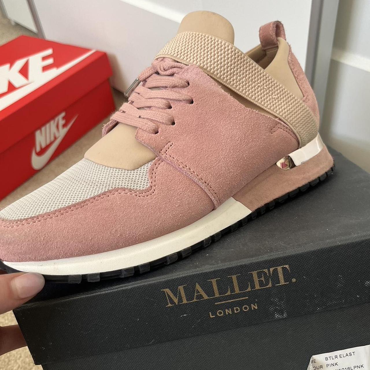 Mallet Footwear Womens Mallet Trainers Pink Womens Diver Trainer