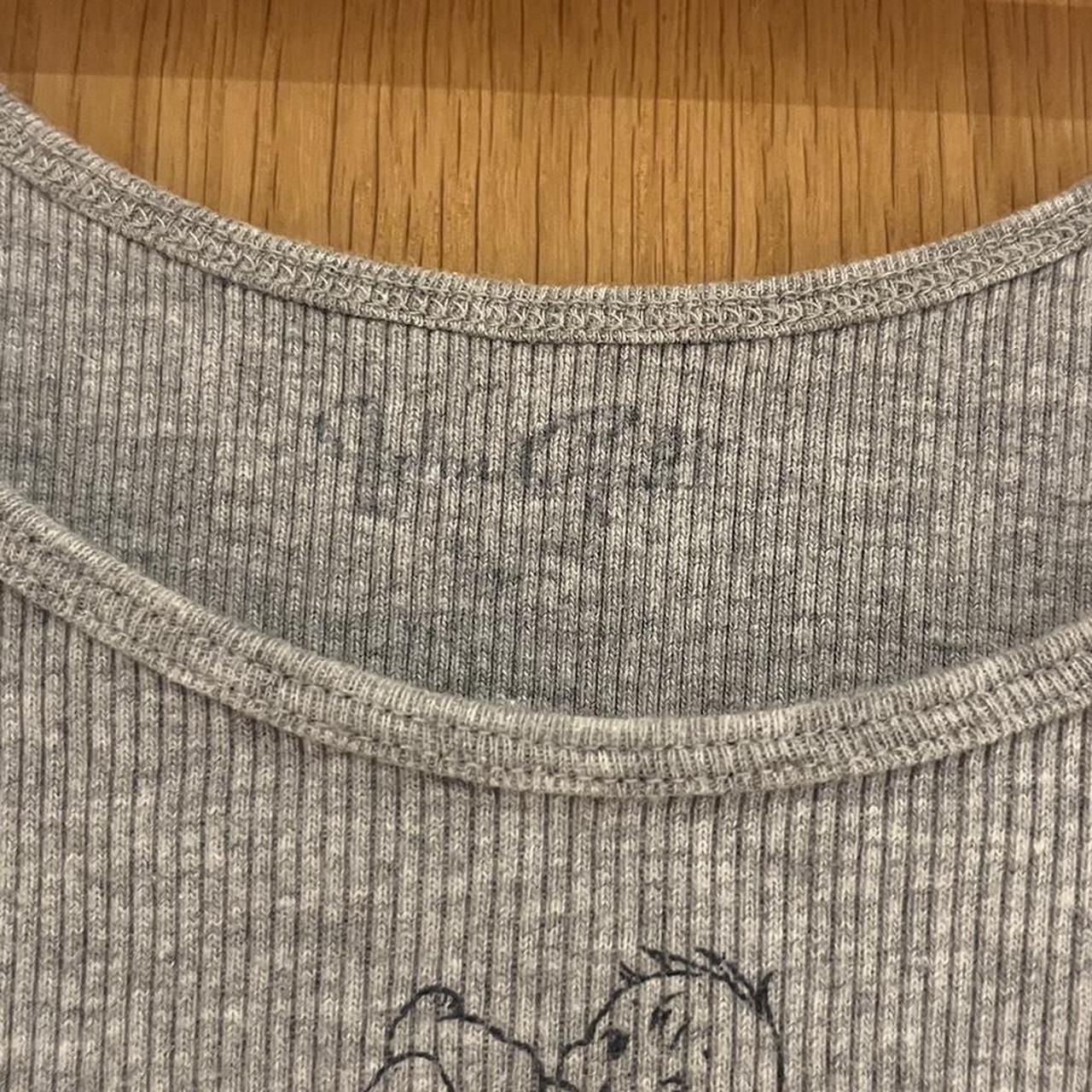 brandy melville grey sweet as heaven tank Depop