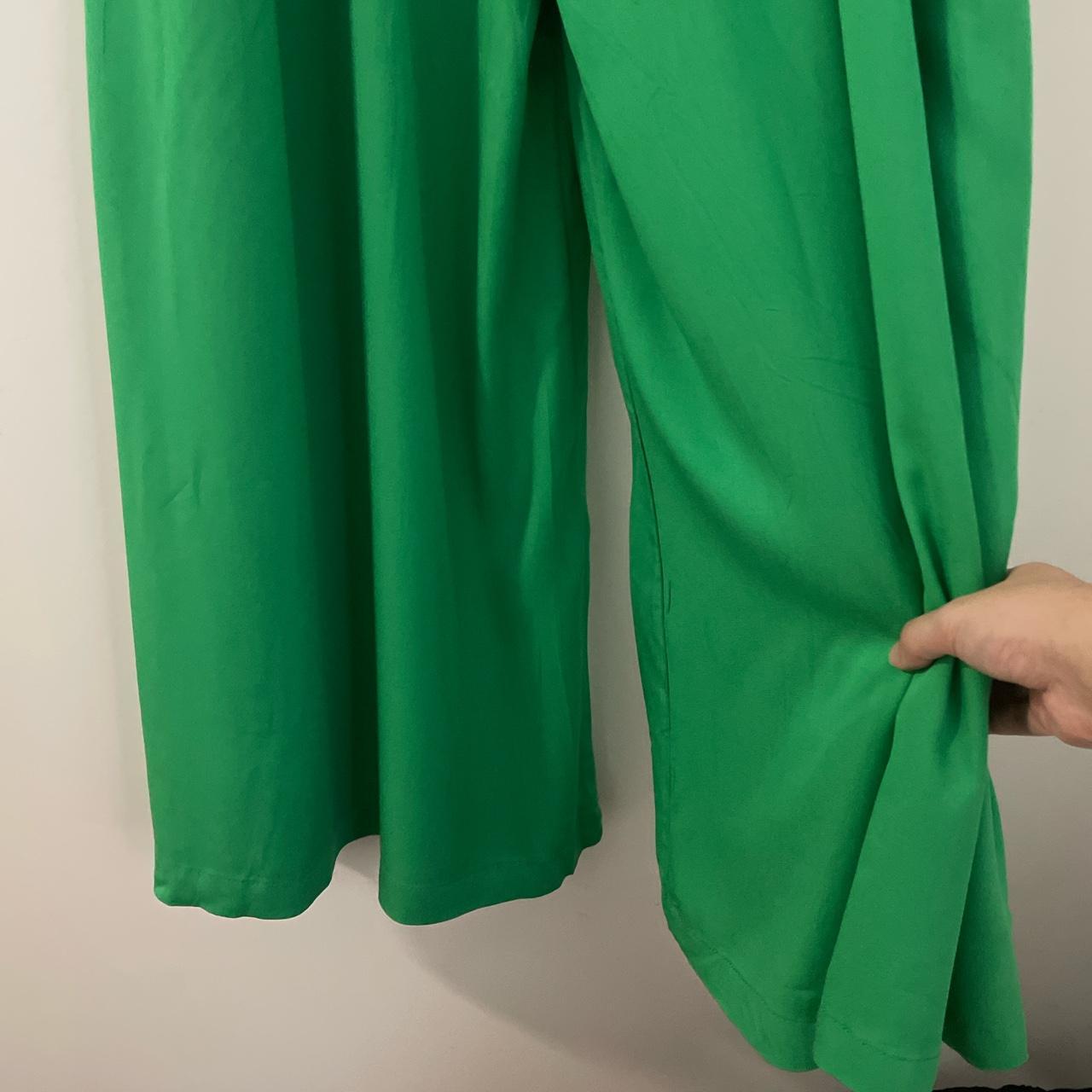 Wide Legged Green Pants Never worn. Forgot to... - Depop