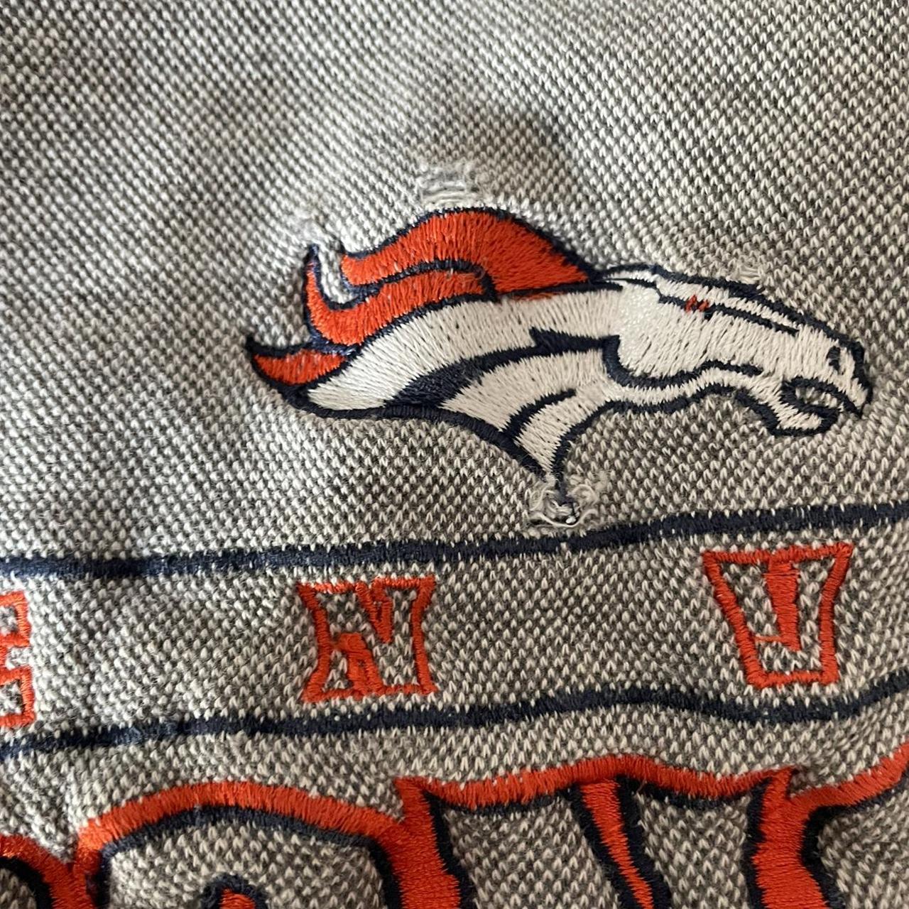 NFL Denver Broncos Leather Jacket Distressed and - Depop