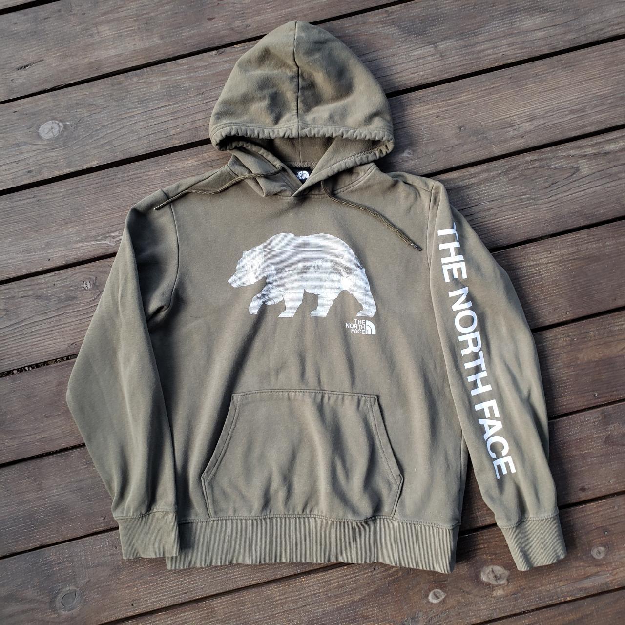 The north discount face bear hoodie