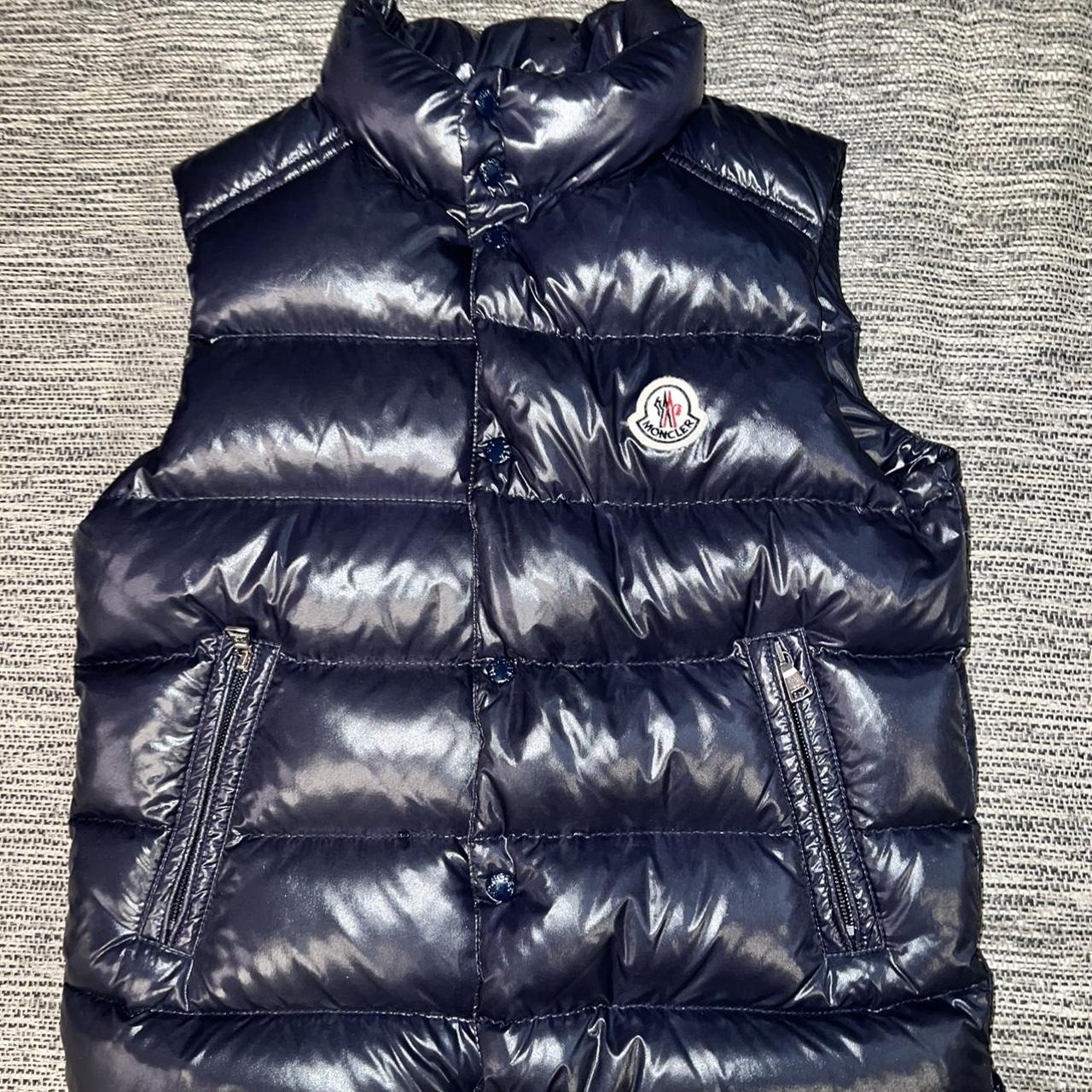 Moncler Vest - Kids - Navy Blue - Size 10 #vests... - Depop