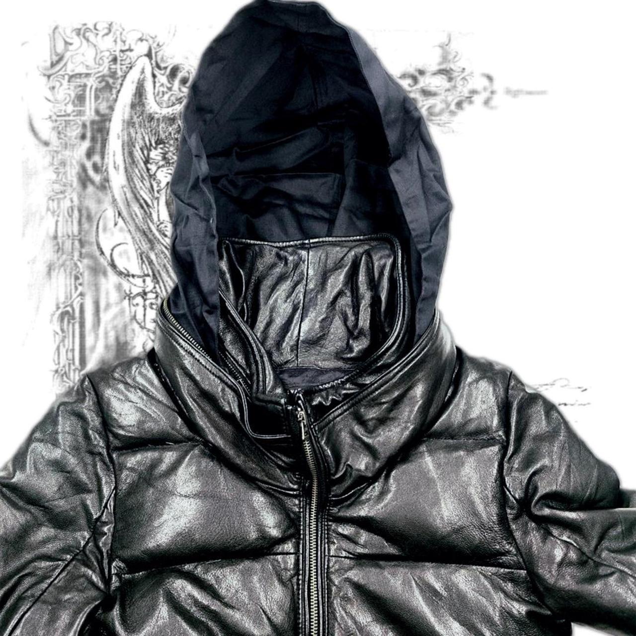 ジャケット・アウター 00s civarize leather puffer jacket y2k 00s civarize leather puffer jacket y2k