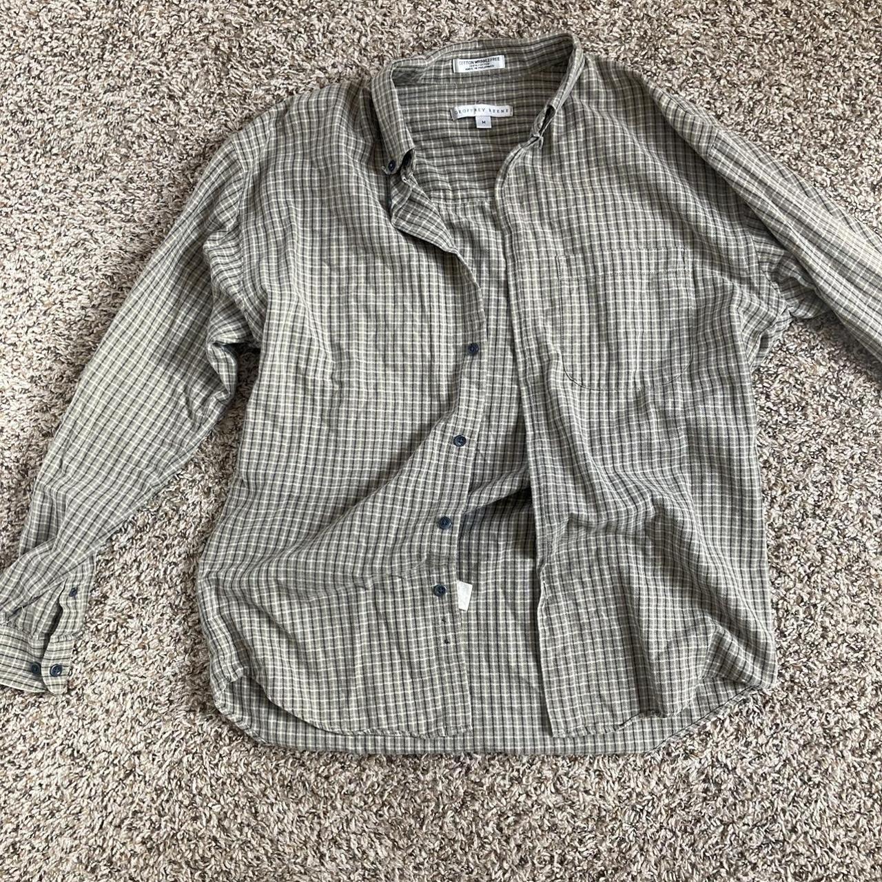 Geoffrey Beene button up #Vintage #utility #y2k... - Depop