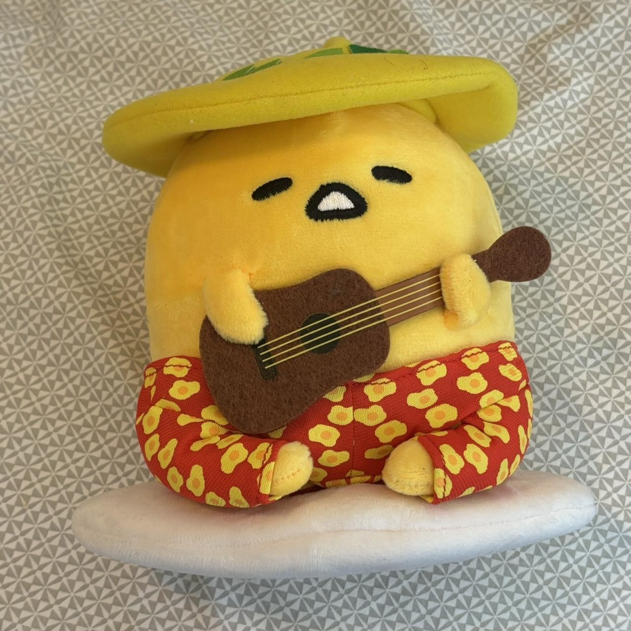 Sanrio plush Hawaii guitar gudetama like new but no... - Depop