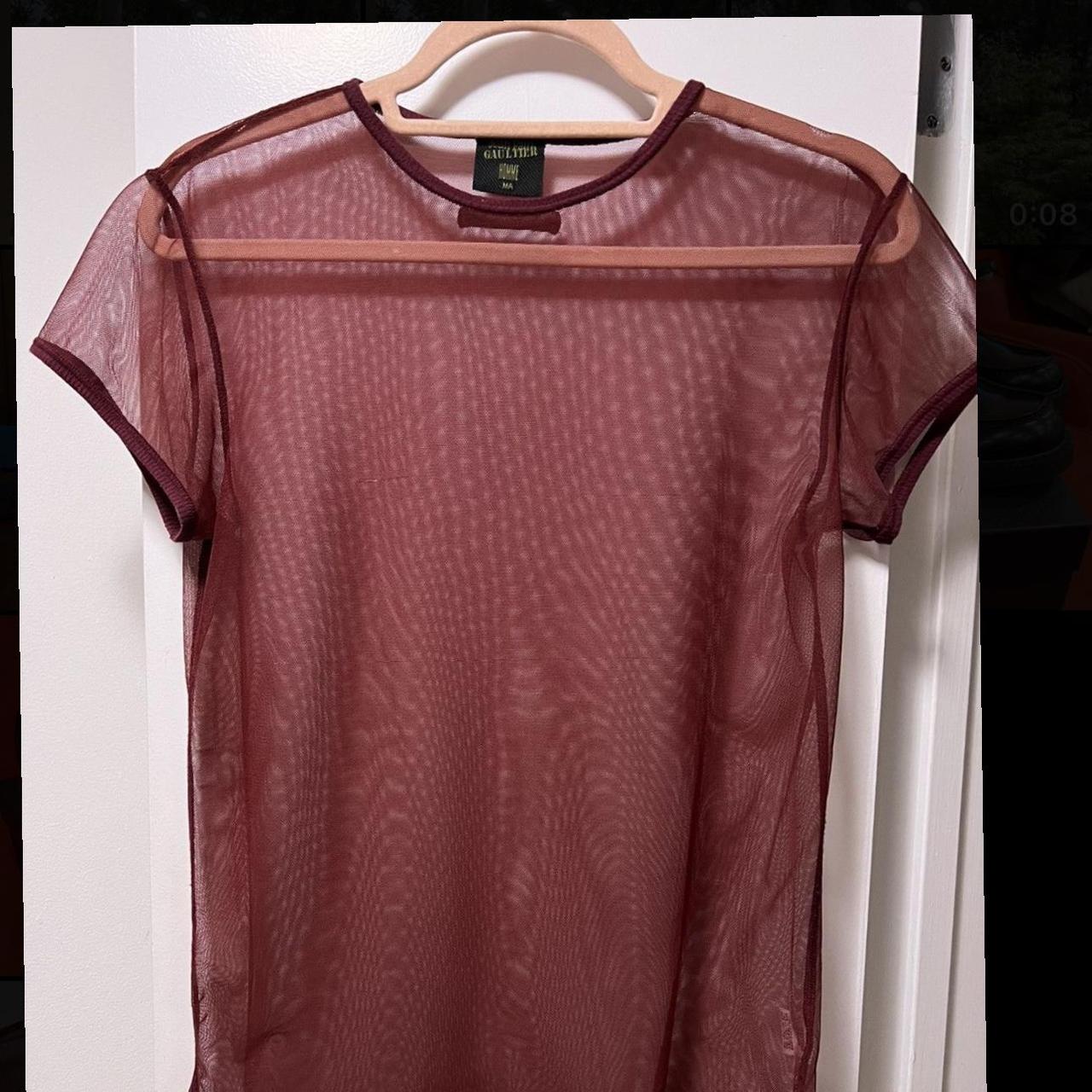 Jean Paul Gaultier HOMME power net tops