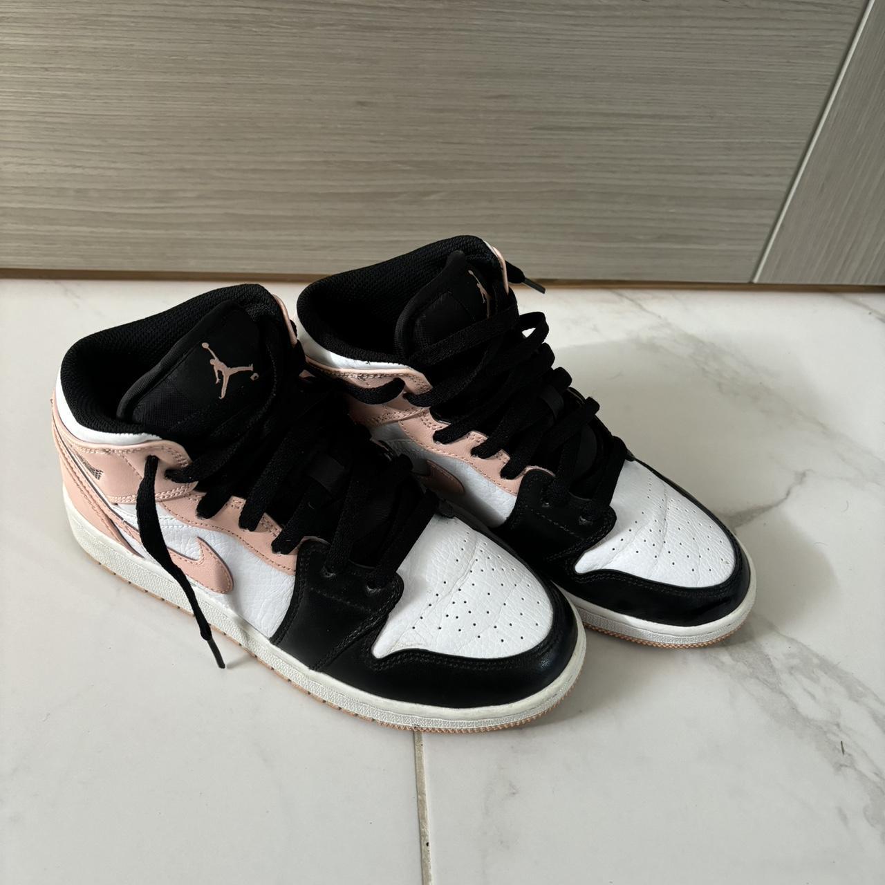 Air Jordan 1 Mid GS Crimson Tint size 4.5 have. Depop