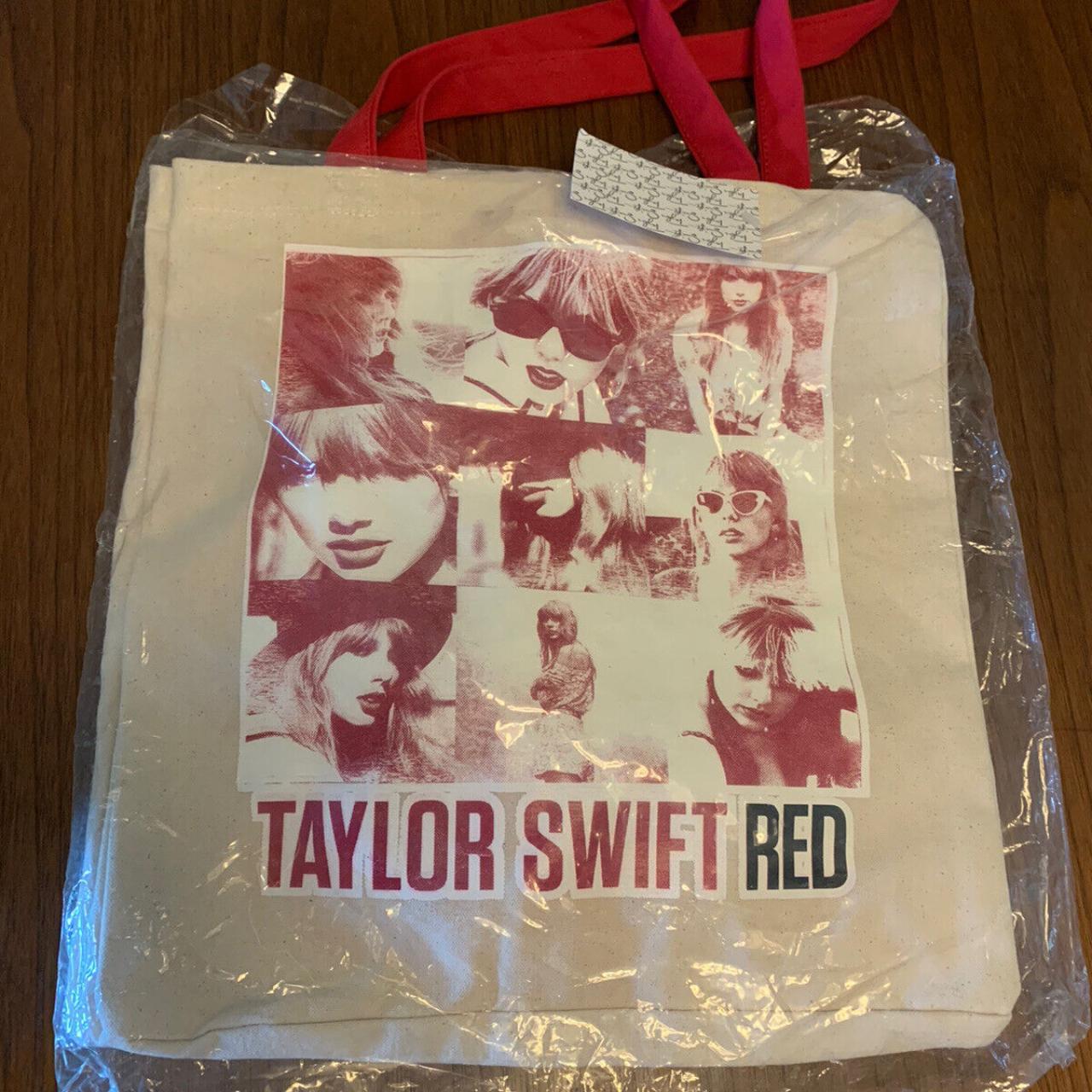 Taylor Swift Red album canvas tote bag NWT. Brand... - Depop