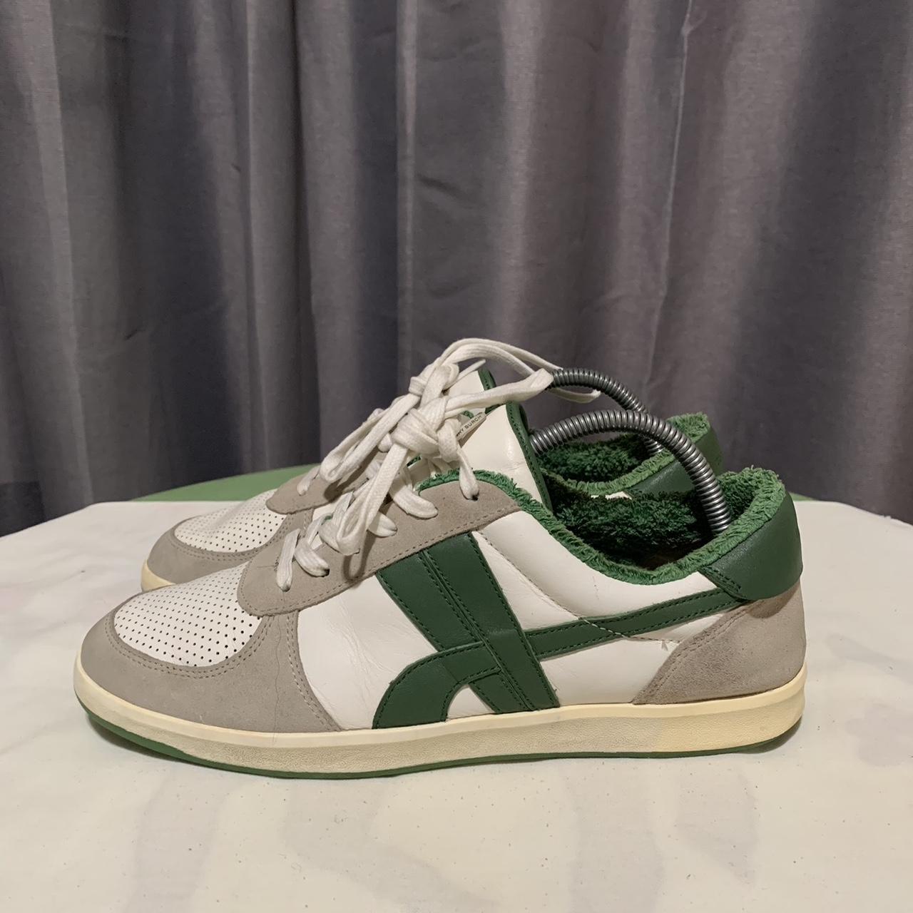 Tory Burch Hank Court Mix Leather Fur Sneakers Men s Depop