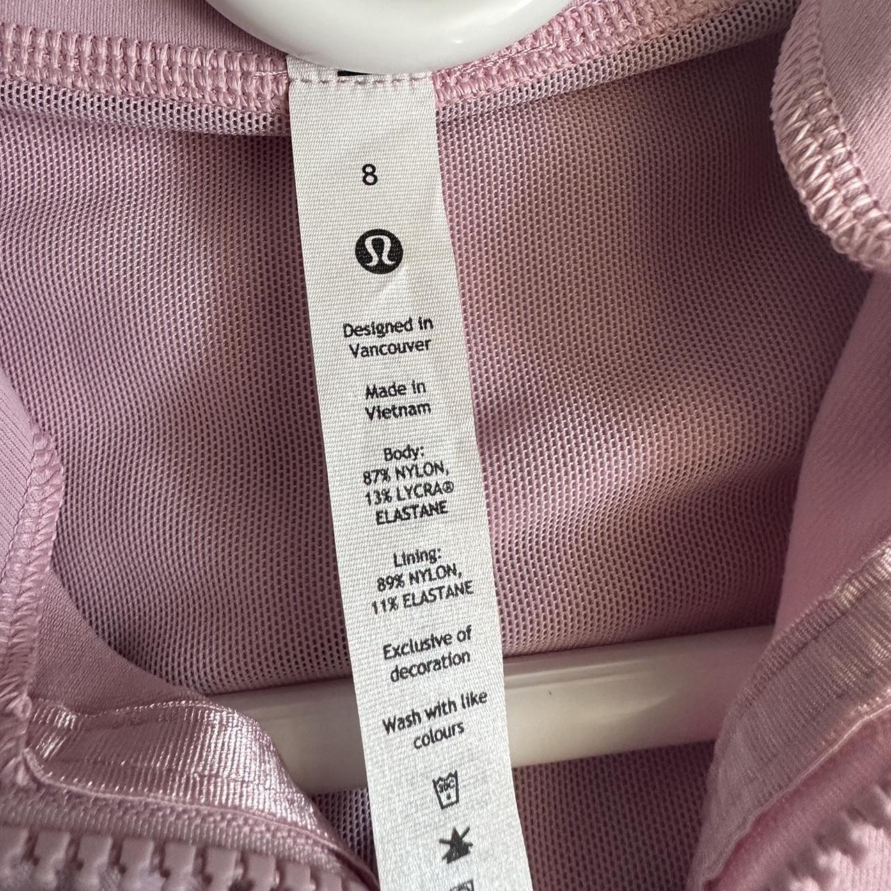 Size 8 Lululemon Define Jacket in Desert Rose. Never - Depop