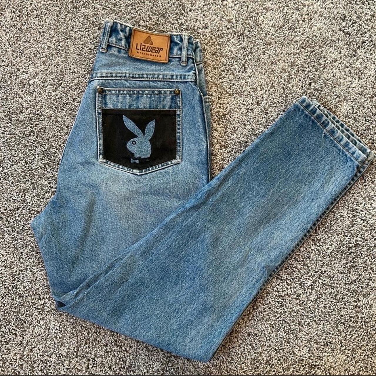Vintage Lizwear Playboy bunny pocket mom jeans 🦋ALL... - Depop