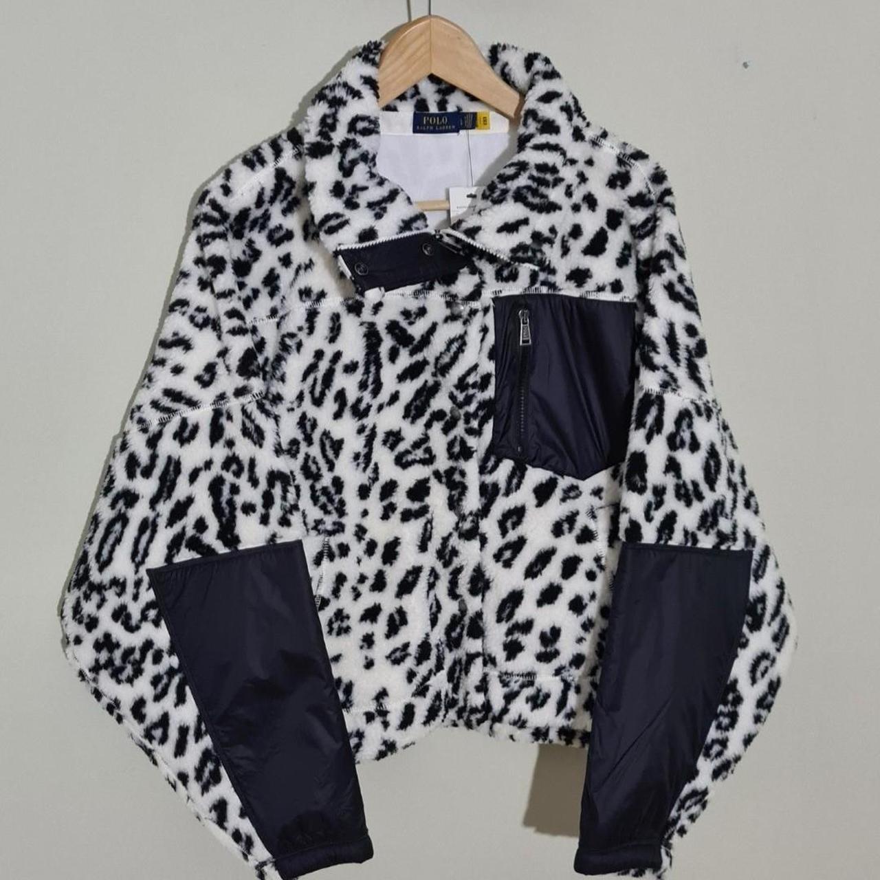 Polo ralph best sale lauren leopard coat