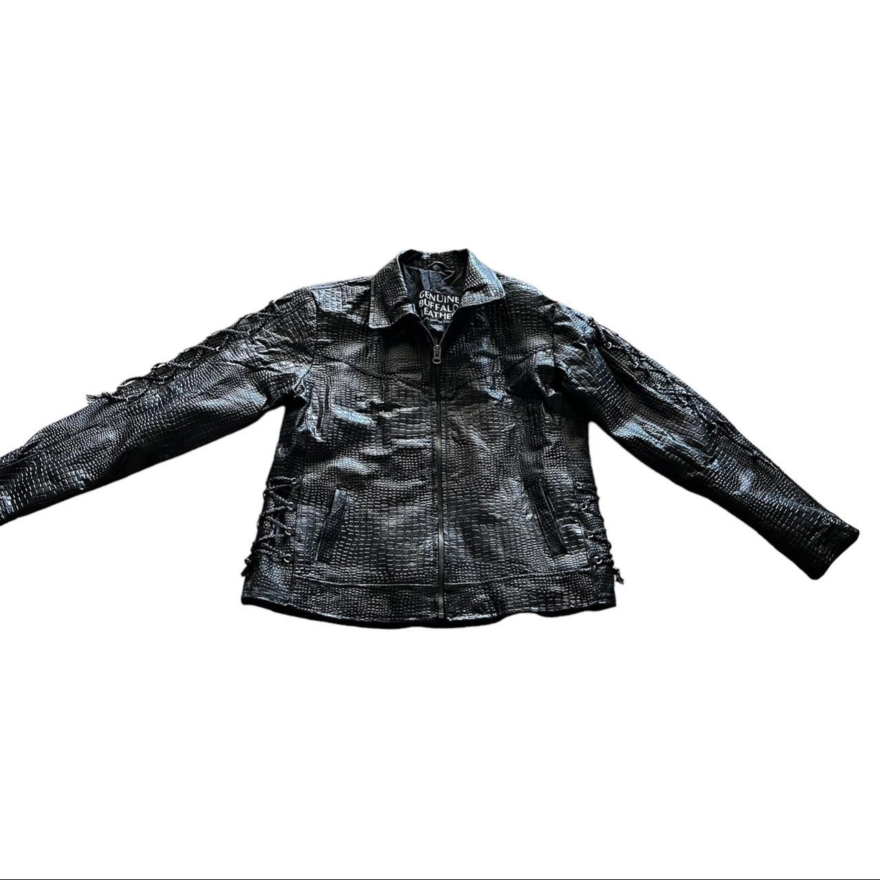 100% genuine buffalo leather jacket by Navarre...