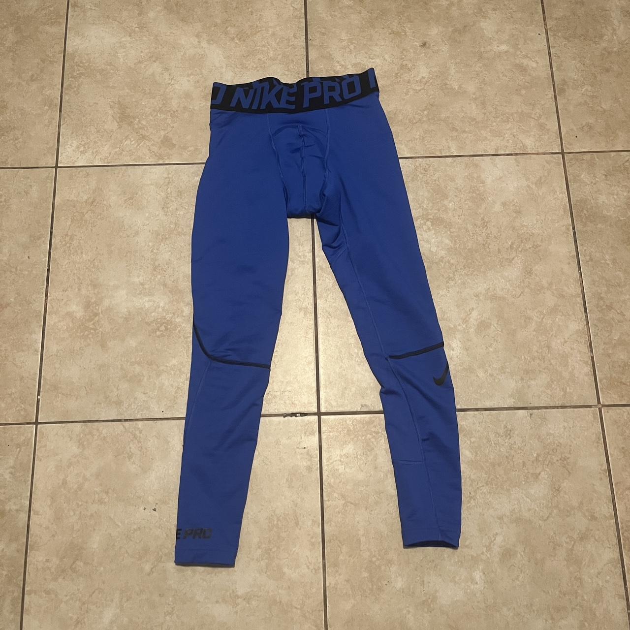Cobalt Blue Nike Pro dri fit compression Depop