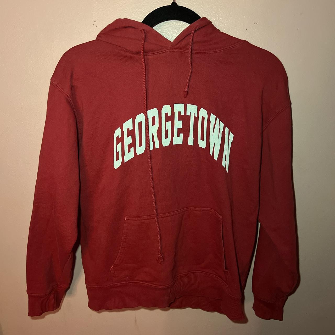 Red Georgetown hoodie from Brandy Melville