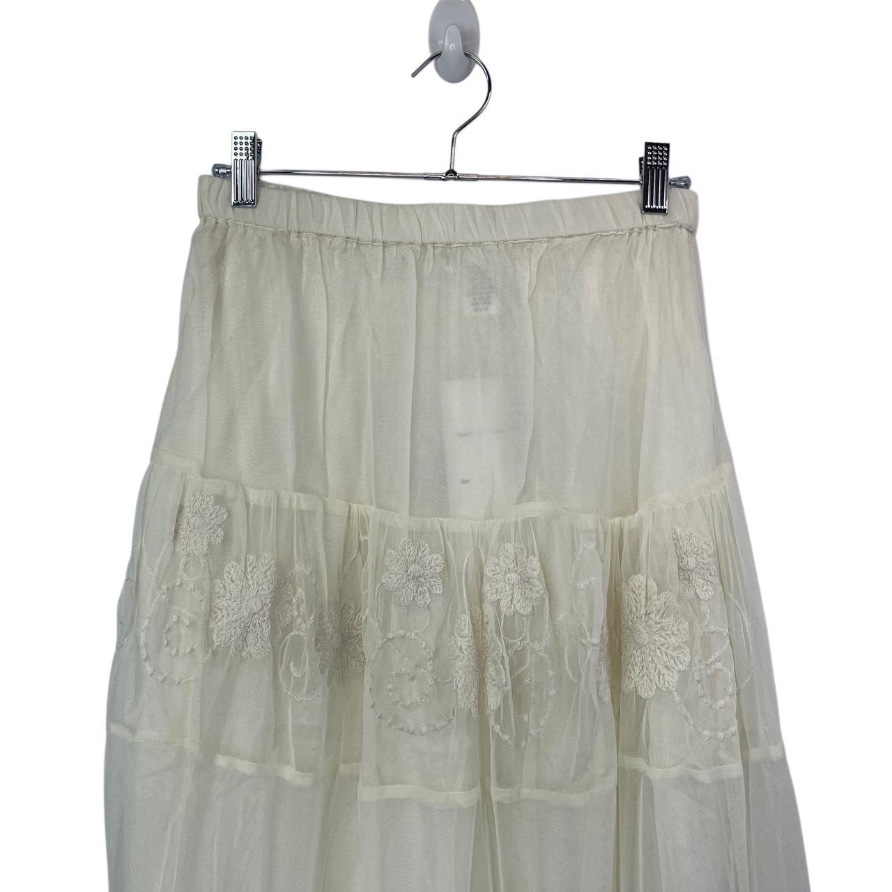 Women's Skirt - Cream/White - S – Vintage Fairy C… - image 3