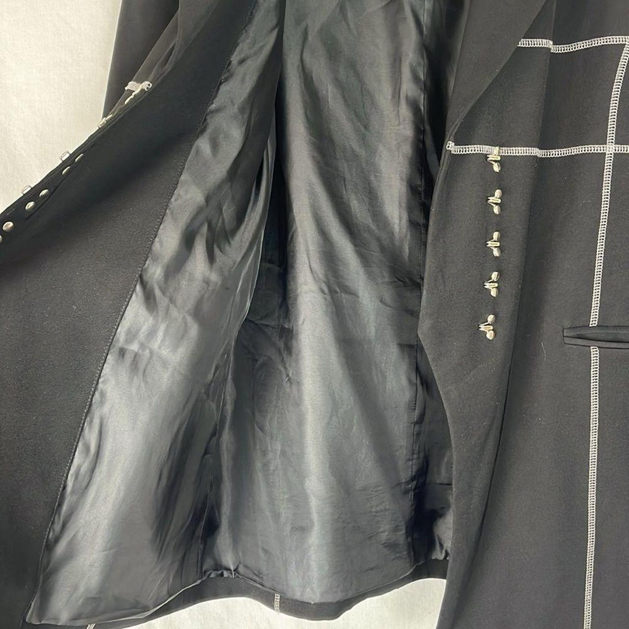 Source Unknown Men's Blazer Jacket - Black/Silver… - image 8