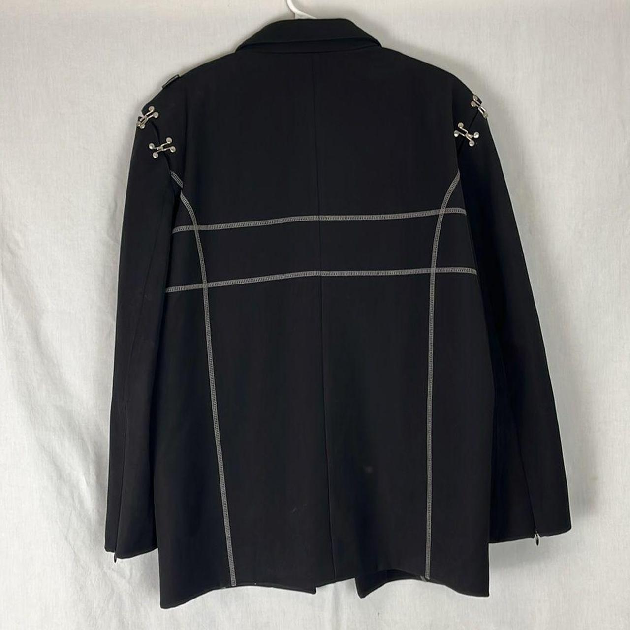 Source Unknown Men's Blazer Jacket - Black/Silver… - image 5