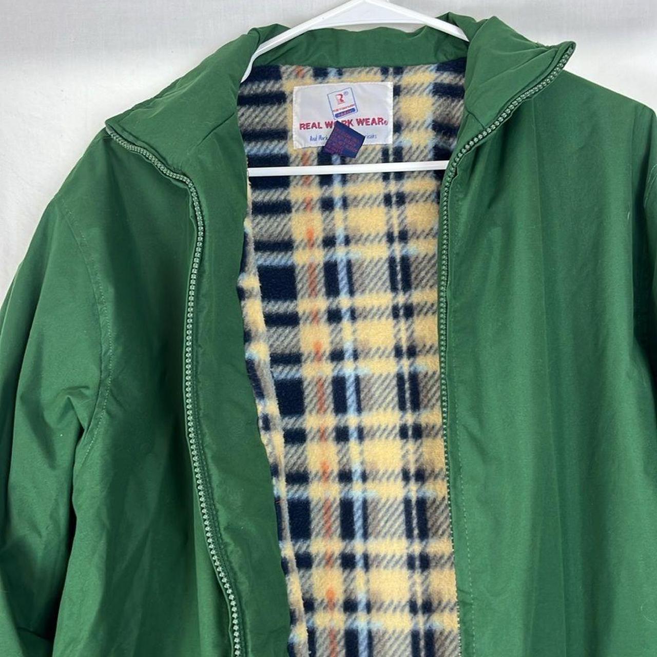 Source Unknown Men's Heavy coat - Green/Orange - … - image 4